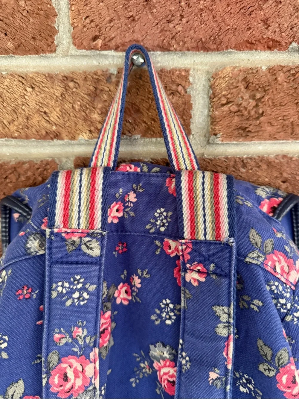 Cath Kidston Blue Floral Backpack